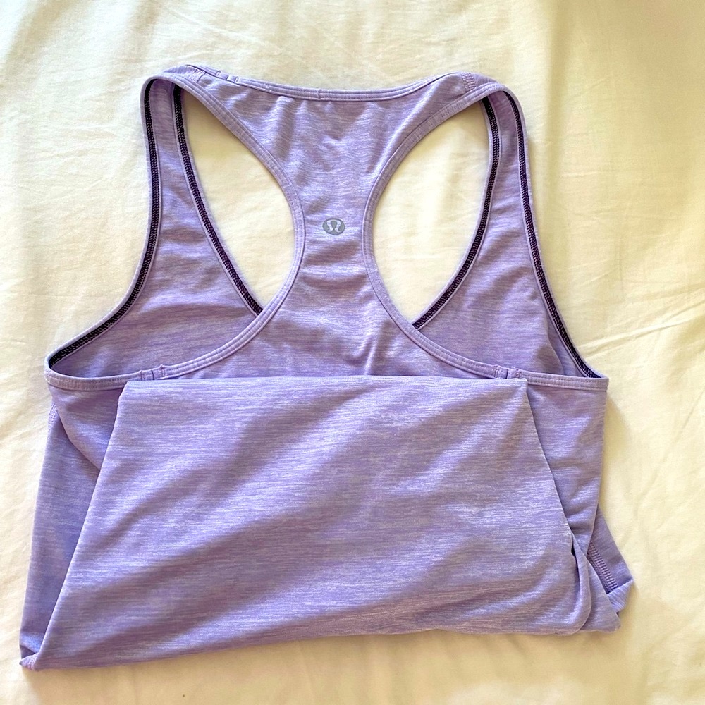💜LULULEMON 💜Wisteria purple racer back tank top in small . - Picture 4 of 5